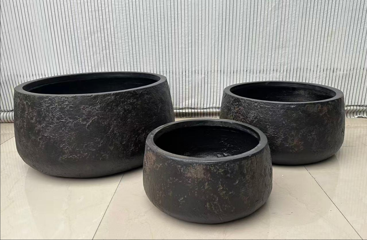 セメント植木鉢